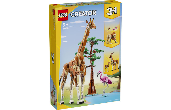 Конструктор LEGO Creator Дикі тварини сафарі (31150).
