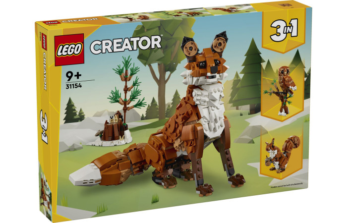 Конструктор LEGO Creator Лісові тварини: Руда лисиця (31154).