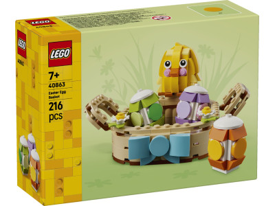 Кошик з великодніми яйцями