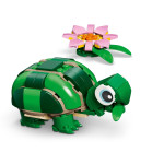 Конструктор LEGO Creator Черепаха з квіткою латаття (31377).