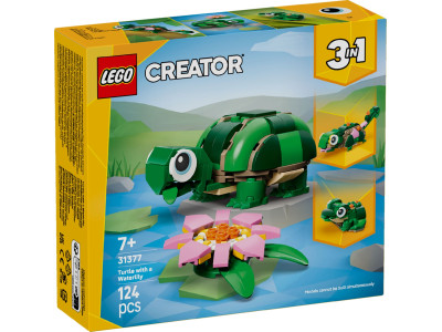 Черепаха з квіткою латаття