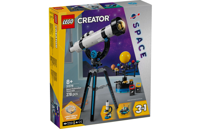 Конструктор LEGO Creator Астрономічний телескоп (31378). Конструктор LEGO Creator Астрономічний телескоп (31378).