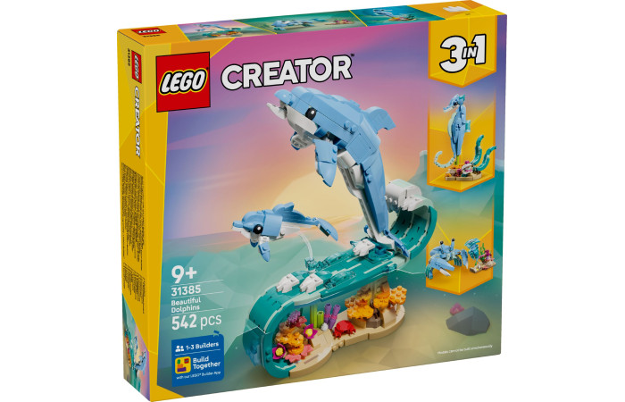Конструктор LEGO Creator Красиві дельфіни (31385).