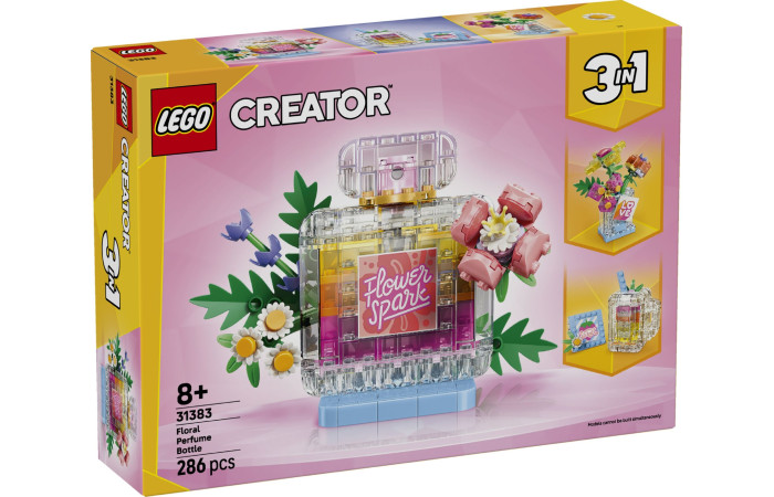 Конструктор LEGO Creator Флакон духов с цветочным декором (31383).