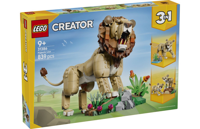 Конструктор LEGO Creator Величний лев (31386).