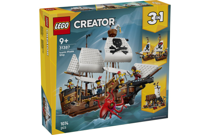 Конструктор LEGO Creator Легендарный пиратский корабль (31387).