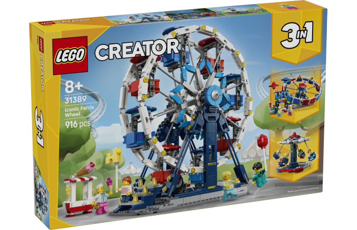 Конструктор LEGO Creator Легендарное колесо обозрения (31389).