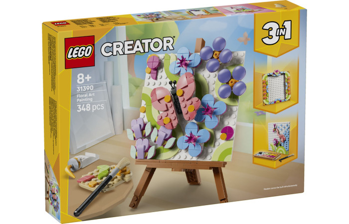 Конструктор LEGO Creator Декоративная цветочная картина (31390).