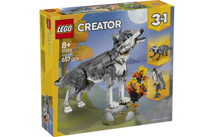 Конструктор LEGO Creator Серый волк (31393).