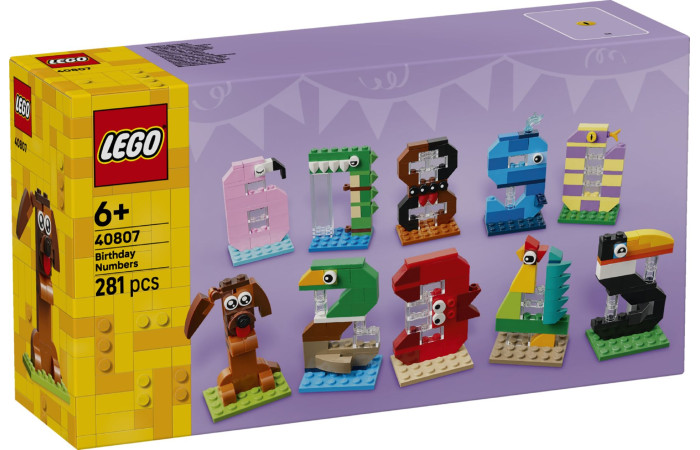 Конструктор LEGO Creator Цифры для именинников (40807).