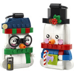 Конструктор LEGO Creator Прикраса зі сніговиками (40812).