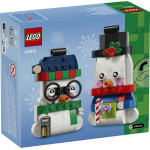 Конструктор LEGO Creator Прикраса зі сніговиками (40812).