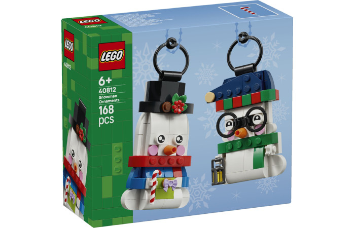 Конструктор LEGO Creator Прикраса зі сніговиками (40812).