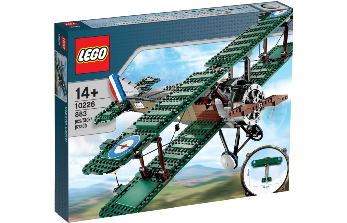 Конструктор LEGO EXPERT Винищувач Sopwith Camel (10226).