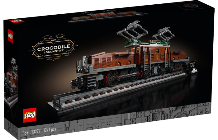 Конструктор LEGO EXPERT Локомотив Крокодил (10277).