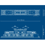 Конструктор LEGO EXPERT Локомотив Крокодил (10277).