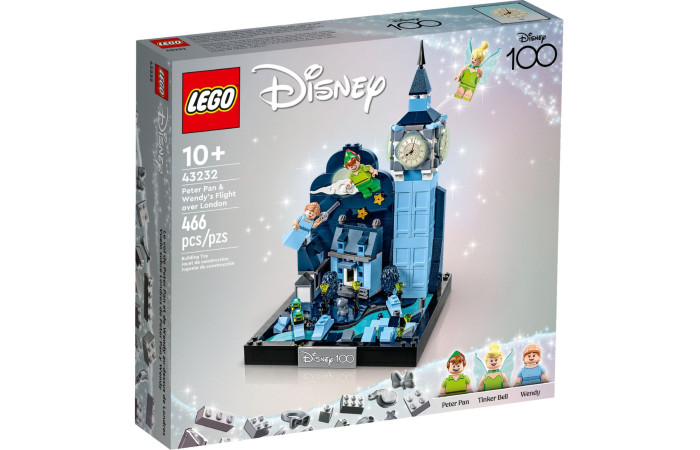 Конструктор LEGO Disney Політ Пітера Пена та Венді над Лондоном (43232).