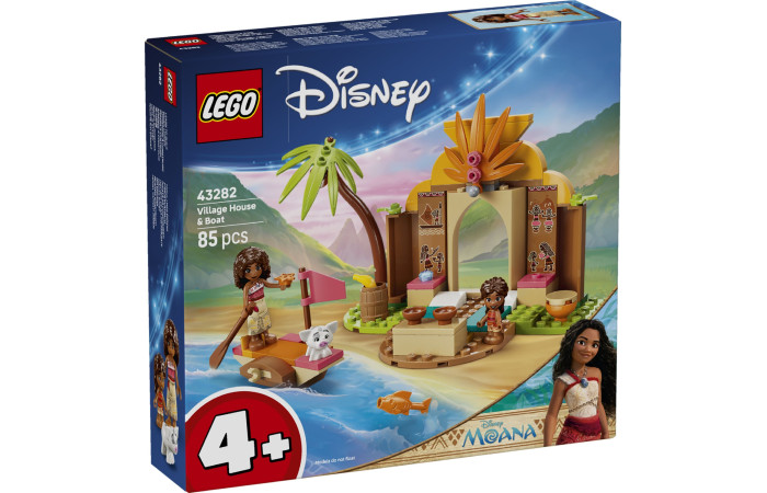 Конструктор LEGO Disney Сільський будинок та каное (43282).