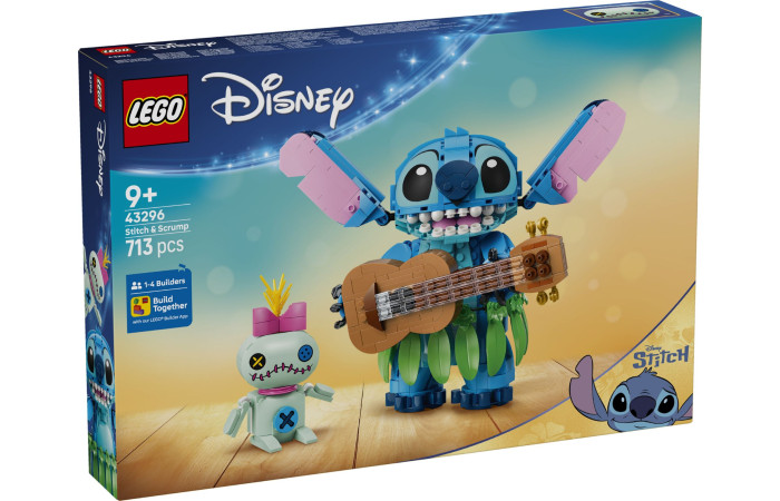 Конструктор LEGO Disney Стич и Чуча (43296).