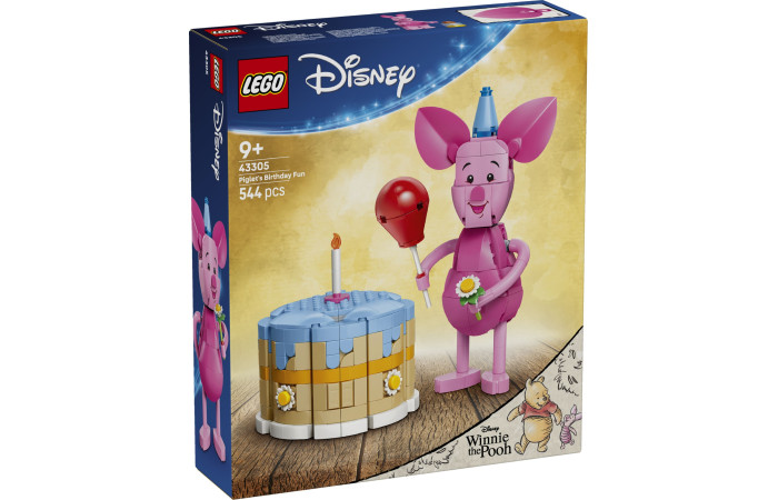 Конструктор LEGO Disney П'ятачок і веселий день народження (43305).
