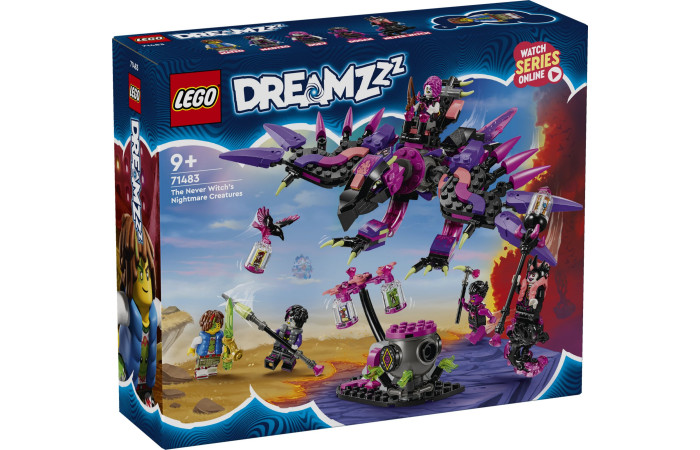 Конструктор LEGO DREAMZzz Кошмарні істоти Невіруючої Відьми (71483). Конструктор LEGO DREAMZzz Кошмарні істоти Невіруючої Відьми (71483).