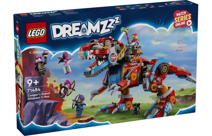 Конструктор LEGO DREAMZzz Робот-динозавр Купера C-Rex (71484).