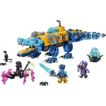 Конструктор LEGO DREAMZzz Підводний човен крокодил (71512).