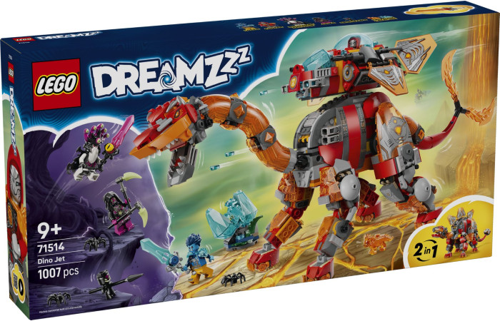 Конструктор LEGO DREAMZzz Реактивний літак динозавр (71514).
