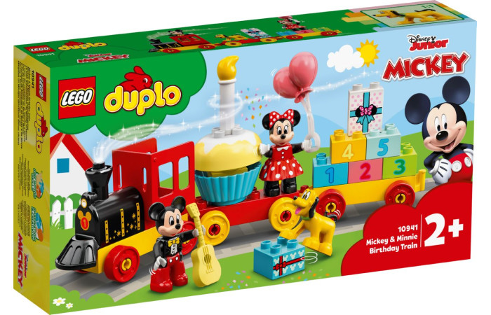 Конструктор LEGO DUPLO Святковий поїзд Міккі та Мінні (10941).