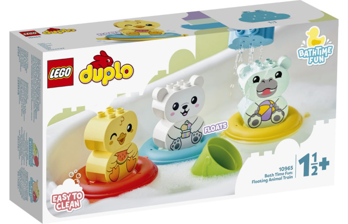 Конструктор LEGO DUPLO Плавучий поїзд для звірів (10965).