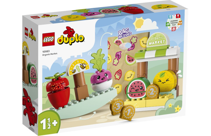 Конструктор LEGO DUPLO Фермерський ринок (10983).
