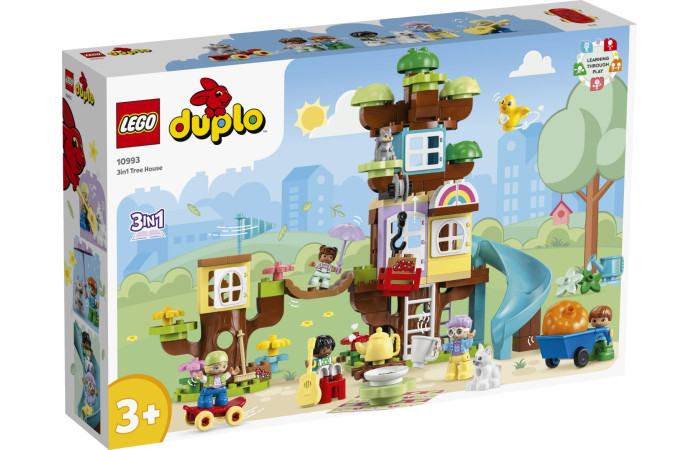 Конструктор LEGO DUPLO Будинок на дереві 3 у 1 (10993).