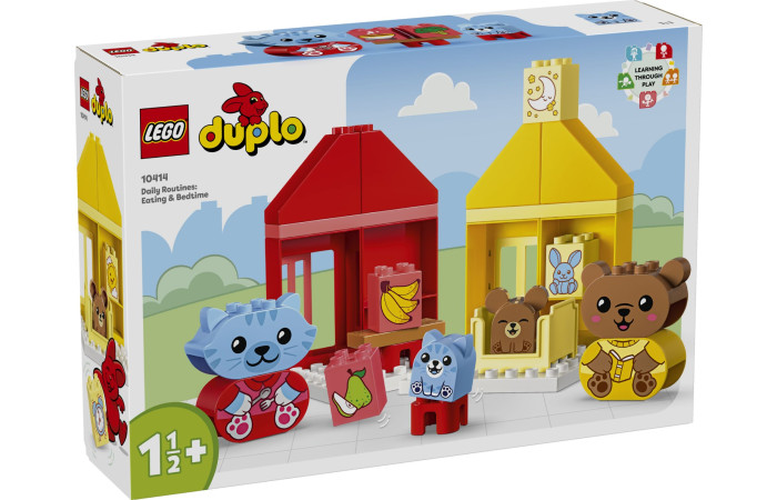 Конструктор LEGO DUPLO Розпорядок дня: їжа і час сну (10414).