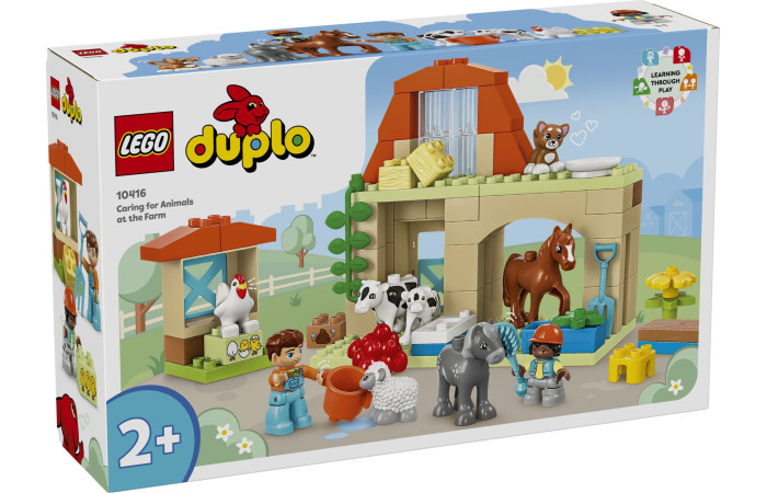 Конструктор LEGO DUPLO Догляд за тваринами на фермі (10416).