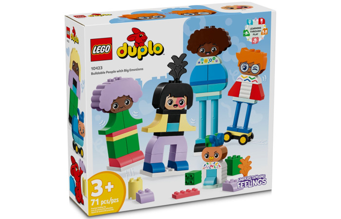 Конструктор LEGO DUPLO Здатні до складання люди з сильними емоціями (10423).