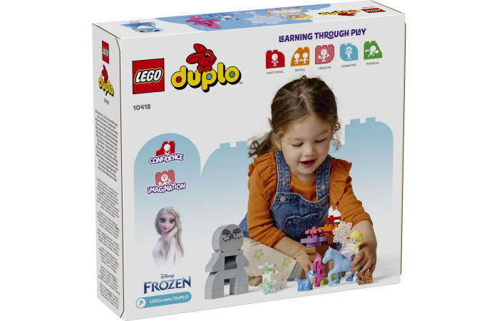 Конструктор LEGO DUPLO Ельза і Бруні в зачарованому лісі (10418).