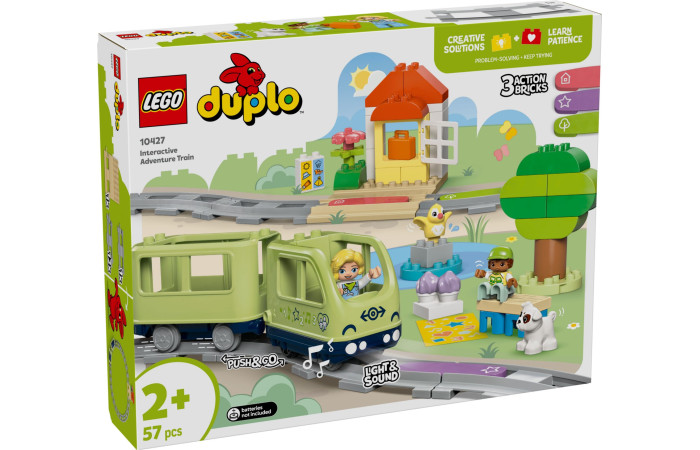 Конструктор LEGO DUPLO Інтерактивний поїзд (10427). Конструктор LEGO DUPLO Інтерактивний поїзд (10427).