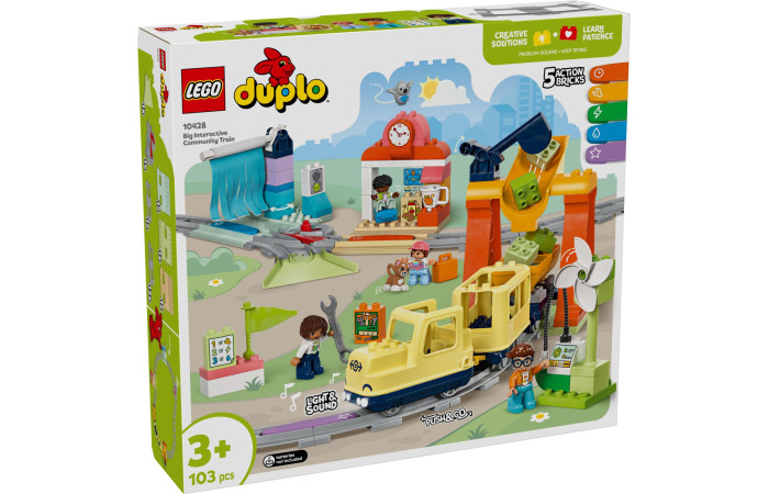 Конструктор LEGO DUPLO Великий інтерактивний поїзд (10428).