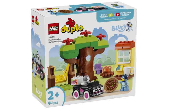 Конструктор LEGO DUPLO Піцерія з Мафін та Блуї (10469).