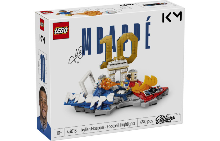 Конструктор LEGO Editions Футбольні хайлайти: Кіліан Мбаппе 43013.