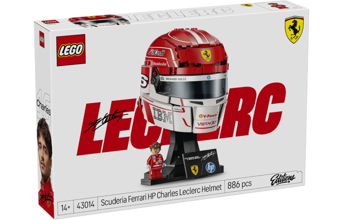 Конструктор LEGO Editions Шолом Шарля Леклера Scuderia Ferrari HP 43014.