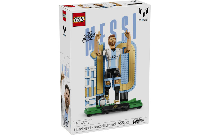 Конструктор LEGO Editions Ліонель Мессі — легенда футболу 43015.
