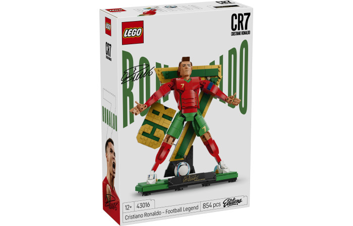 Конструктор LEGO Editions Кріштіану Роналду - легенда футболу 43016.