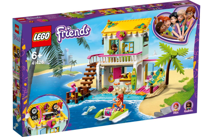 Конструктор LEGO Friends Пляжний будиночок (41428).