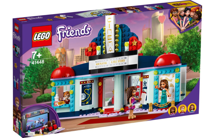 Конструктор LEGO Friends Сеансы Кінотеатр Зал Сеанси Хартлейк-Сіті (41448).