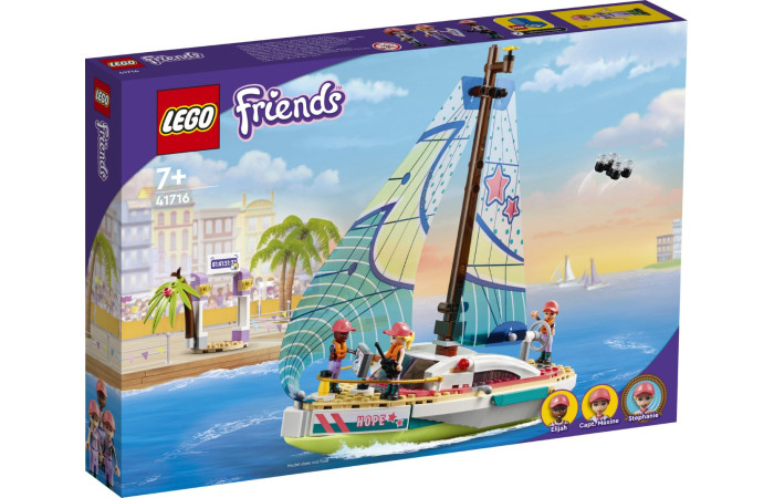 Конструктор LEGO Friends Пригоди Стефані на яхті (41716).