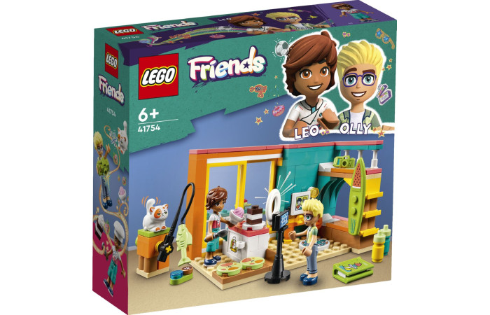 Конструктор LEGO Friends Кімната Лео (41754).