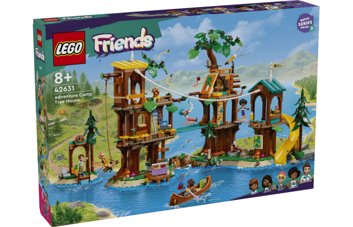 Конструктор LEGO Friends Спортивний табір: будинок на дереві (42631).