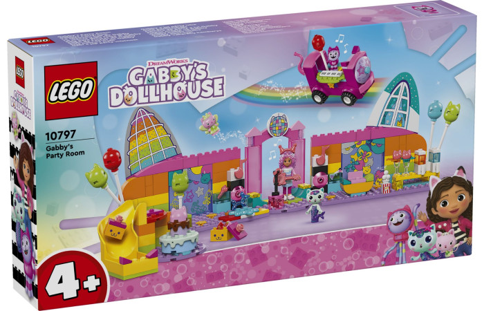 Конструктор LEGO Gabby's Dollhouse Святкова кімната Габбі (10797).