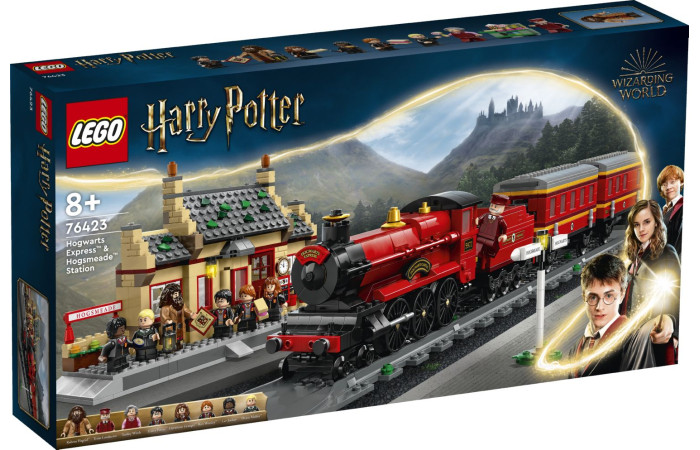 Конструктор LEGO Harry Potter Хогвартс-Експрес та станція Хогсмід (76423).